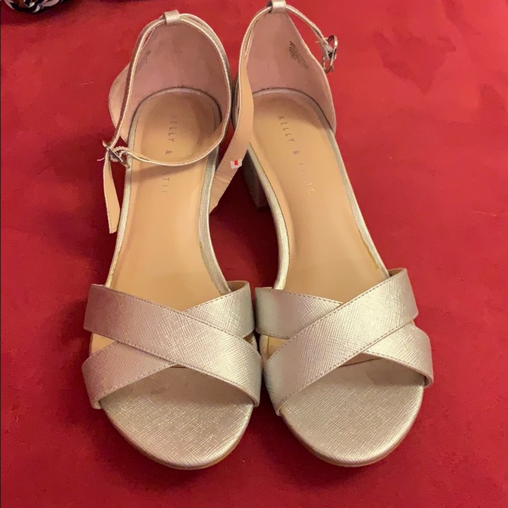 Silver formal shoes - never worn!